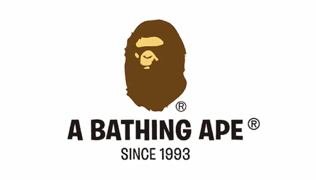 the logo with A Bathing Ape